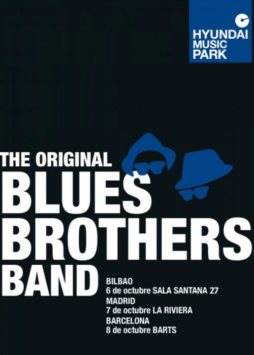 Cartel de Concierto de The Original Blues Brothers Band en Bilbao