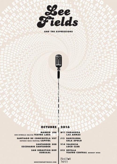 Cartel de Concierto de Lee Fields & The Expressions en Zaragoza