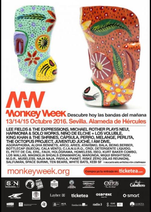 Cartel de Monkey Week 2016