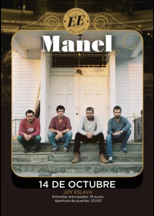Cartel de Concierto de Manel en Madrid