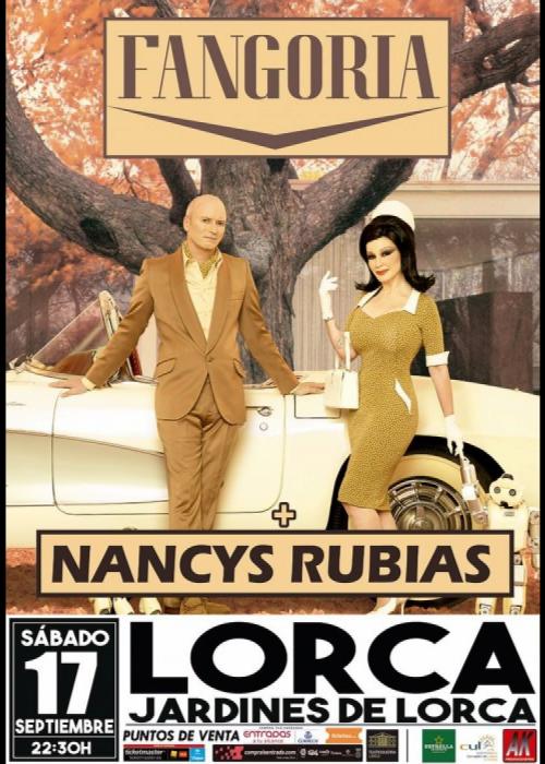 Cartel de Concierto de Fangoría en Lorca