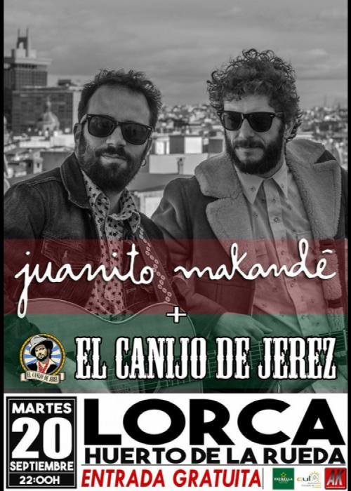 Cartel de Concierto de Juanito Makandé en Lorca