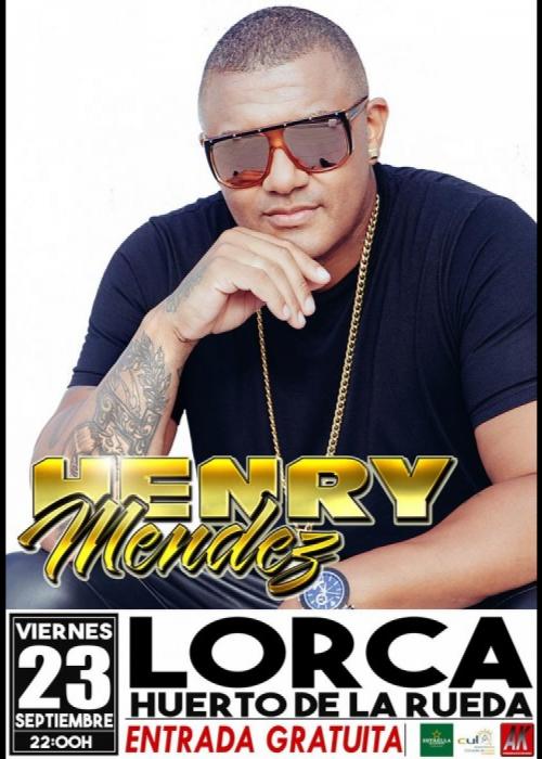 Cartel de Concierto de Henry Mendez en Lorca