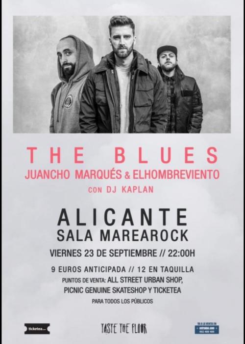Cartel de Concierto de Juancho Marqués en Alicante