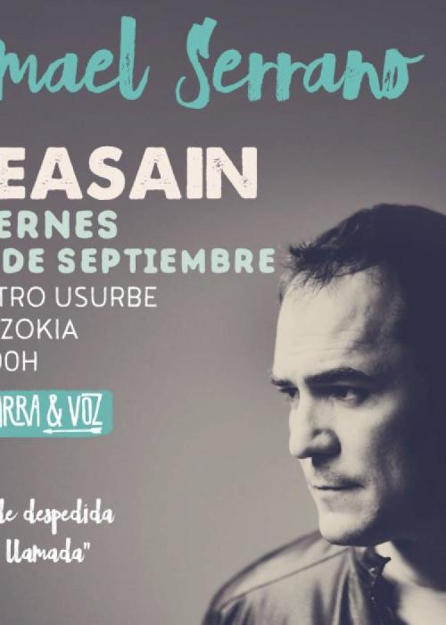 Cartel de Concierto de Ismael Serrano en Beasain