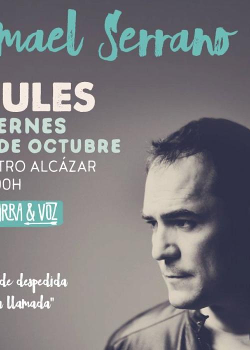 Cartel de Concierto de Ismael Serrano en Nules