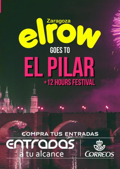 Cartel de Elrow en Zaragoza