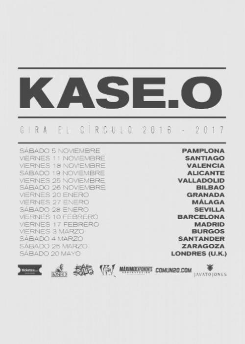 Cartel de Concierto de Kase.O en Málaga