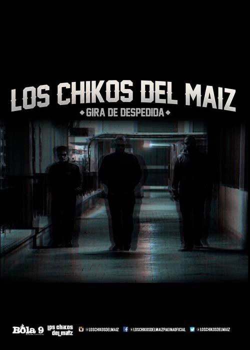 Cartel de Concierto de Los Chikos del Maíz en Pamplona