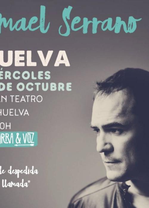 Cartel de Concierto de Ismael Serrano en Huelva