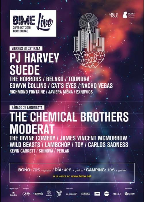 Cartel de BIME Live 2016