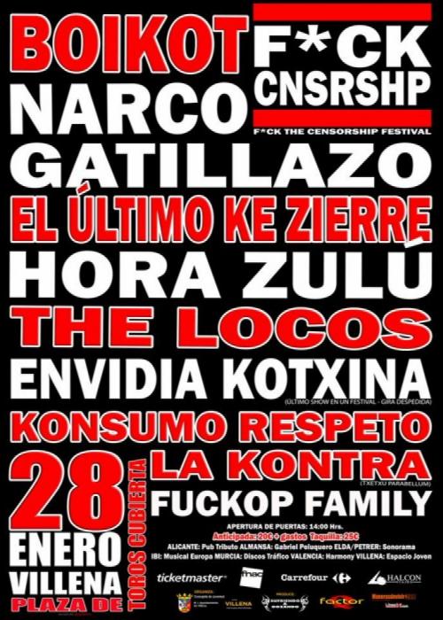 Cartel de F*** the Censorship