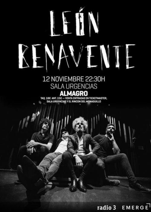 Cartel de Concierto de León Benavente en Almagro