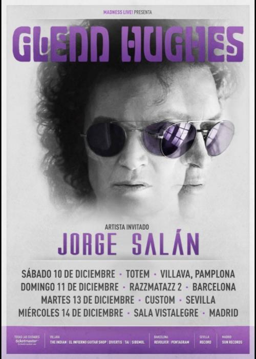 Cartel de Concierto de Glenn Hughes en Sevilla