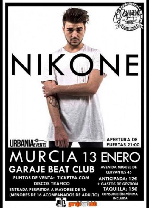 Cartel de Concierto de Nikone en Murcia