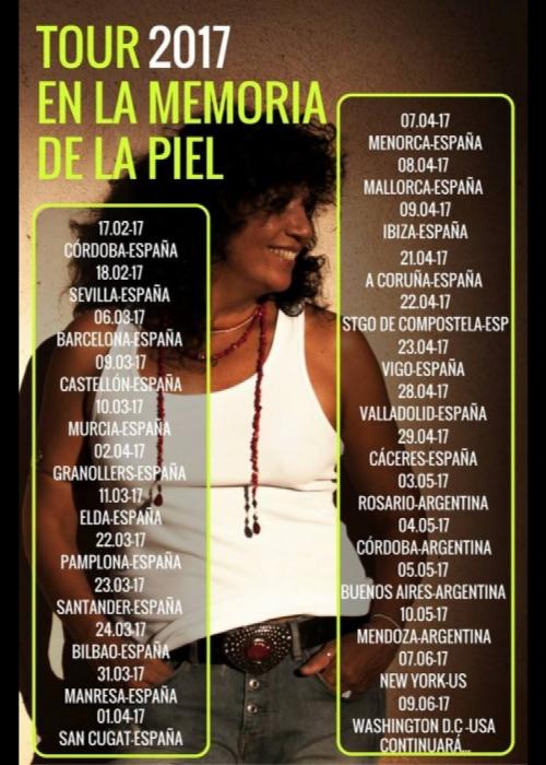 Cartel de Concierto de Rosana en Barcelona