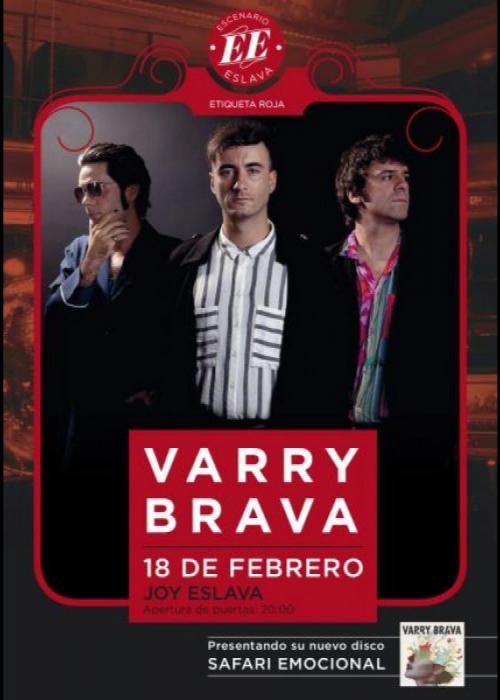 Cartel de Concierto de Varry Brava en Madrid