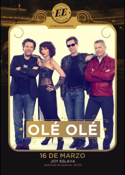 Cartel de Concierto de Olé Olé en Madrid