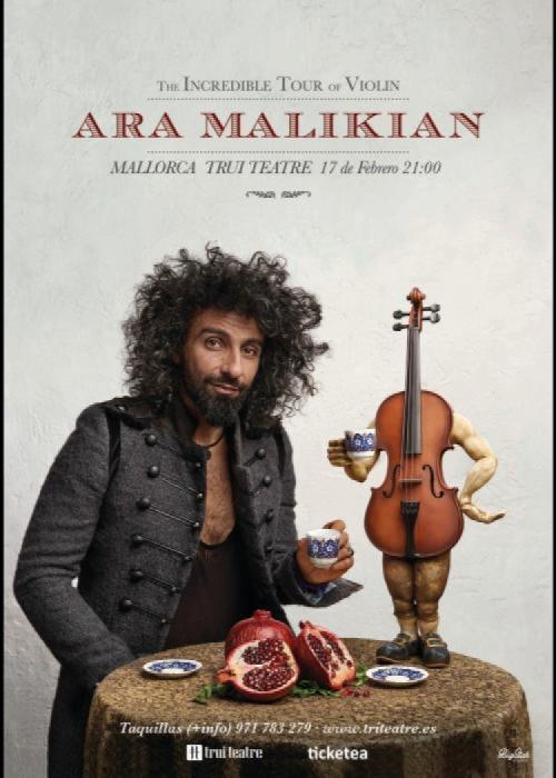 Cartel de Concierto de Ara Malikian en Palma
