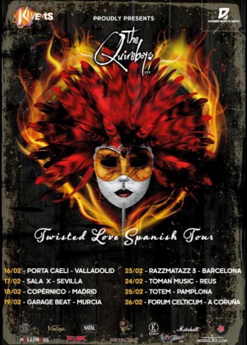 Cartel de Concierto de The Quireboys en Sevilla