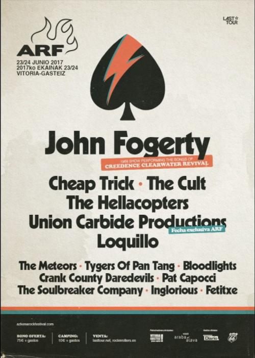 Cartel de Azkena Rock Festival 2017