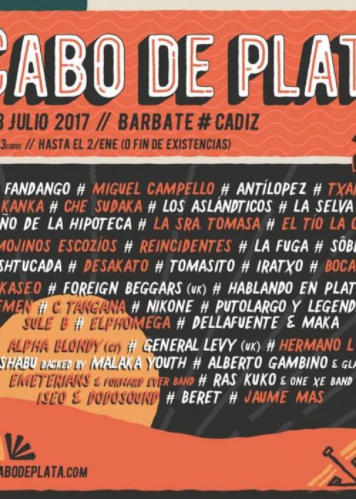 Cartel de Cabo de Plata Festival 2017