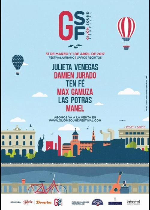 Cartel de Gijón Sound Festival 2017
