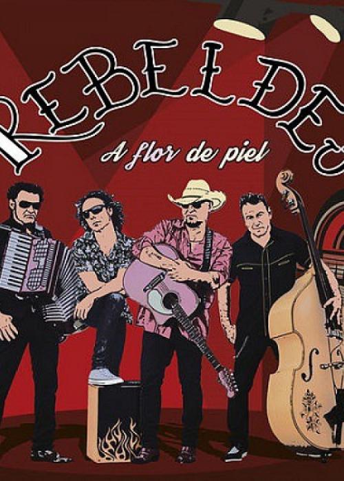 Cartel de Concierto de Los Rebeldes en Badalona