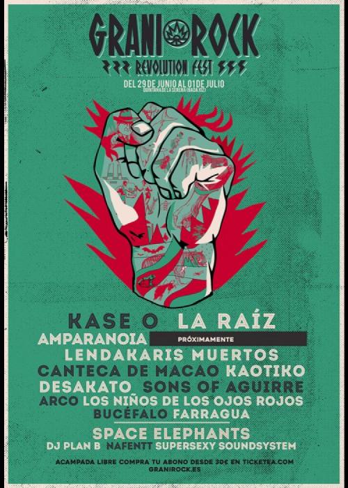 Cartel de Festival GraniRock 2017