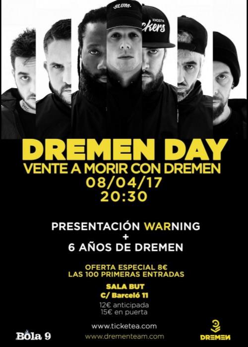 Cartel de Concierto de Dremen en Madrid