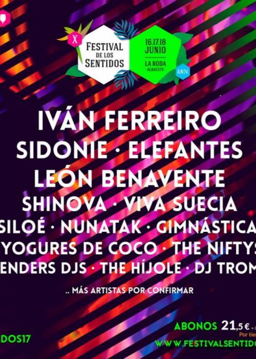 Cartel de Festival de los Sentidos 2017
