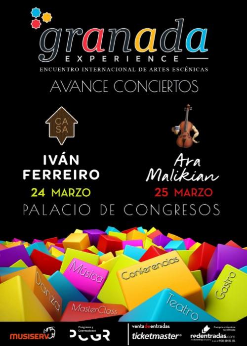 Cartel de Concierto de Ara Malikian en Granada