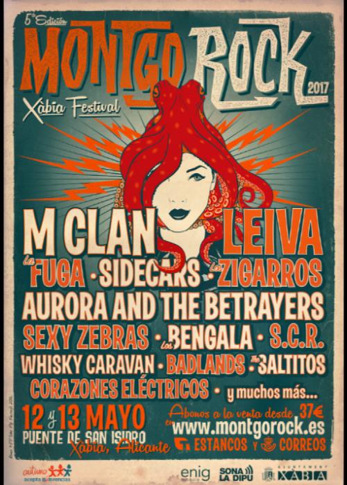 Cartel de Festival Montgorock 2017