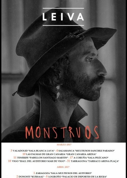 Cartel de Concierto de Leiva en Ciudad Real