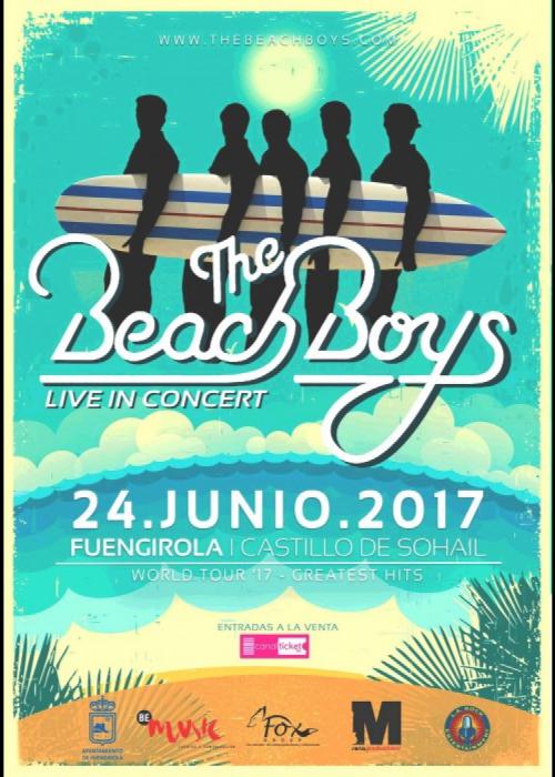 Cartel de Concierto de The Beach Boys en Fuengirola