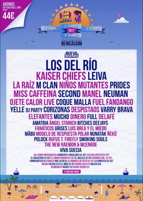Cartel de SanSan Festival 2017