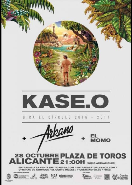 Cartel de Concierto de Kase.O en Alicante