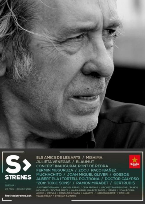 Cartel de Concierto de Paco Ibañez en Girona