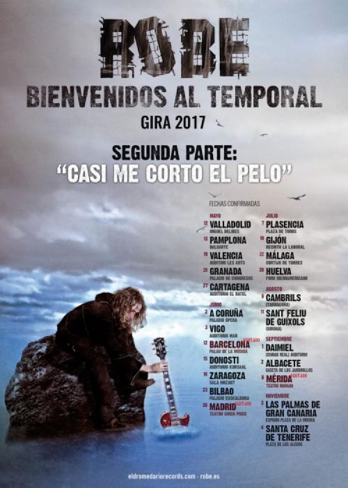 Cartel de Concierto de Robe Iniesta en Cambrils