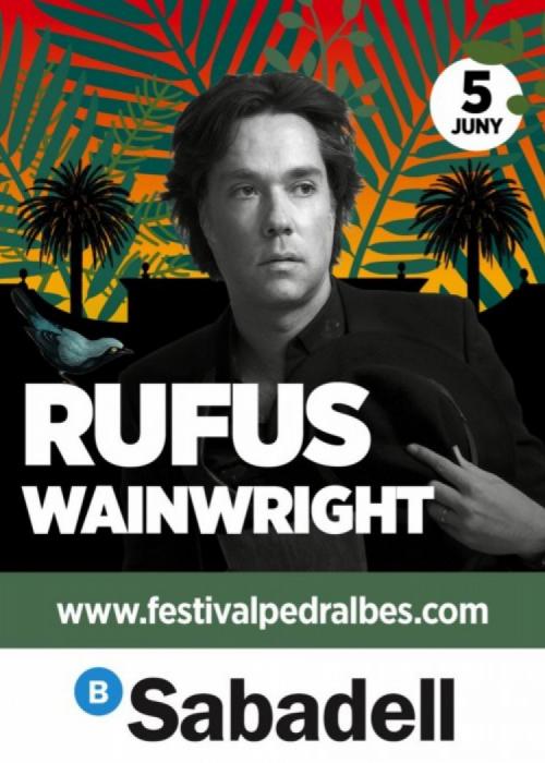 Cartel de Concierto de Rufus Wainwright en Barcelona