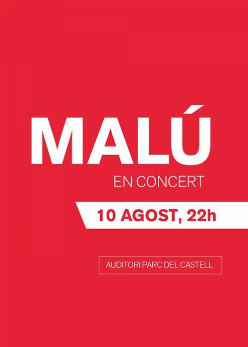 Cartel de Concierto de Malú en Peralada
