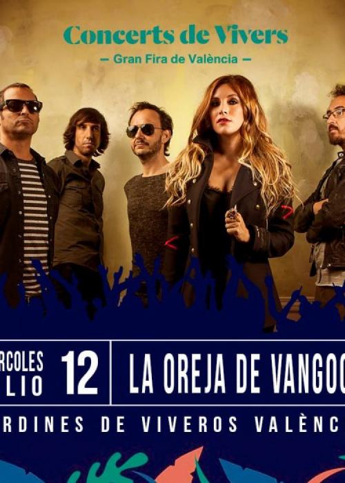 Cartel de Concierto de La Oreja de Van Gogh en Valencia