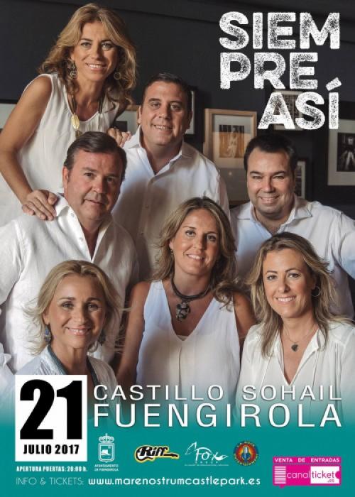Cartel de Concierto de Siempre asi en Fuengirola