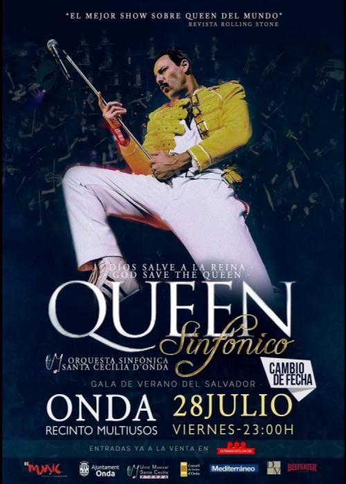 Cartel de Concierto de Dios Salve a la Reina en Fuengirola