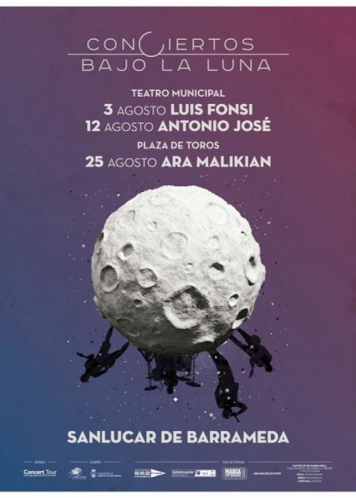 Cartel de Concierto de Ara Malikian en Sanlúcar de Barrameda