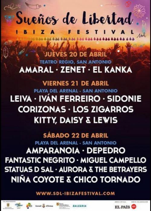 Cartel de  Festival Sueños de Libertad 2017