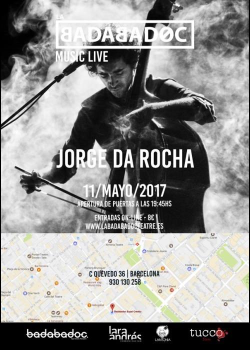 Cartel de Concierto de Jorge da Rocha  en Barcelona