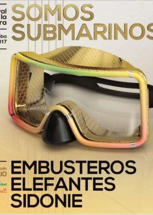 Cartel de Concierto de Sidonie + Elefantes + Embusteros en Córdoba