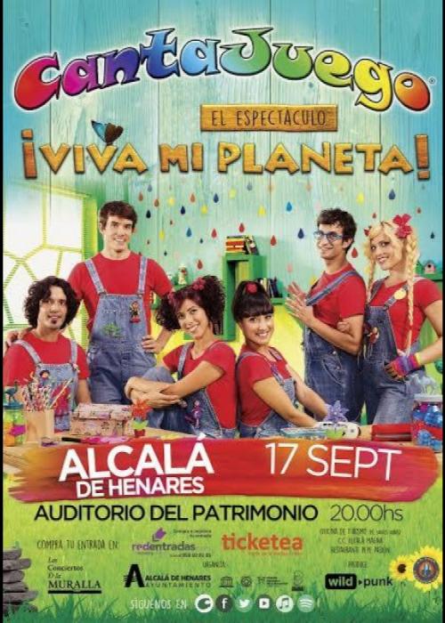 Cartel de Concierto de Cantajuego en Alcalá de Henares