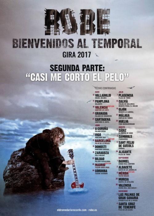 Cartel de Concierto de Robe Iniesta en Cádiz